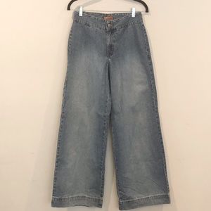 Bulldog Brand Wide Leg Jeans, SIZE 5